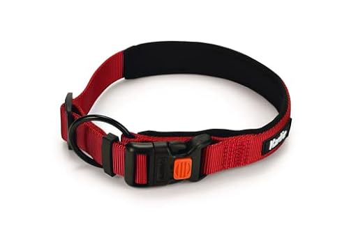 Karlie Art Sportiv Premium, Hundehalsbänder, Nylon, Rot, 55-60x3 cm von Karlie