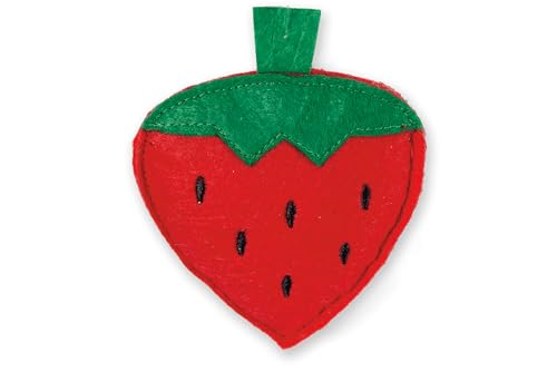 Karlie Katze Erdbeere - Katzenspielzeug - Textil - Rot - 9,5x8x1 cm Karlie Katze Erdbeere - Katzenspielzeug - Textil - Rot - 9,5x8x1 cm von Karlie