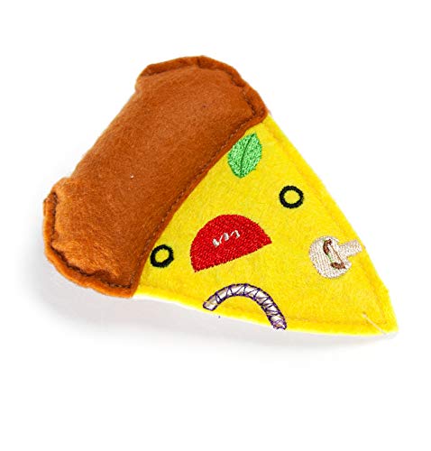 Karlie Katze Pizza - Katzenspielzeug - Textil - Gelb - 10,5x8x1 cm Karlie Katze Pizza - Katzenspielzeug - Textil - Gelb - 10,5x8x1 cm von Karlie
