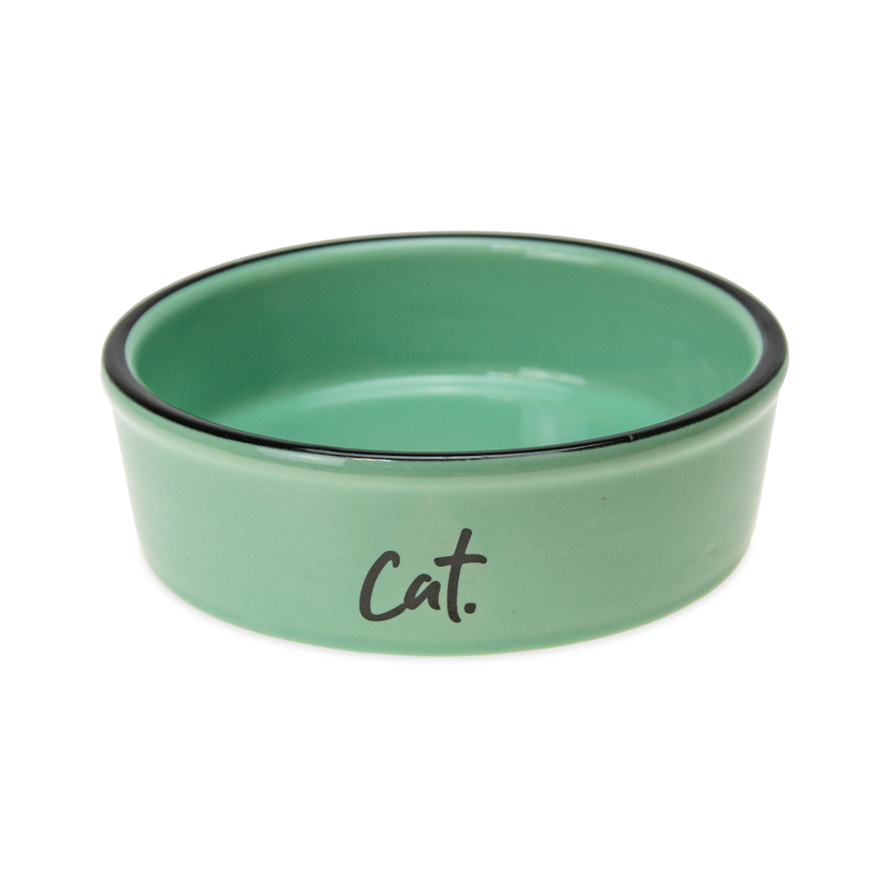 Karlie Keramik Katzennapf, grün - 200 ml, Ø 12 cm von Karlie