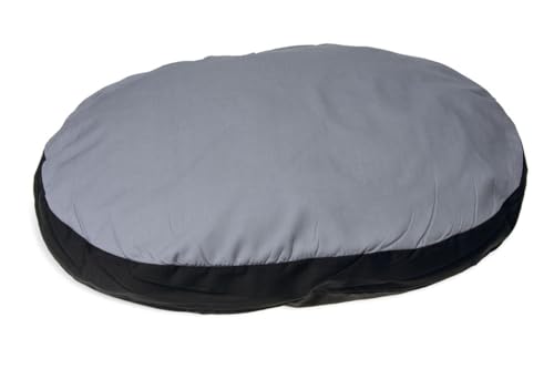 Karlie Kissen oval L: 70 cm B: 56 cm H: 8 cm grau-schwarz Karlie Kissen oval L: 70 cm B: 56 cm H: 8 cm grau-schwarz von Karlie