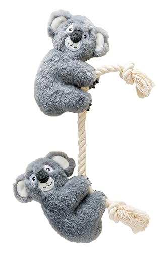 Karlie Kletter Koala Duo, Hundespielzeug, Plüsch, Grau, 42x13 cm Karlie Kletter Koala Duo, Hundespielzeug, Plüsch, Grau, 42x13 cm von Karlie