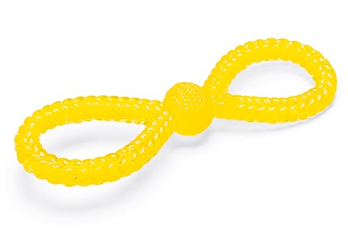 Karlie Knoten - Hundespielzeug - TPR - Gelb - 28x9x4 cm Karlie Knoten - Hundespielzeug - TPR - Gelb - 28x9x4 cm von Karlie