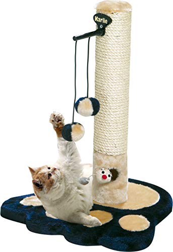 Karlie Kratzbaum Kitty Kidz II L: 37 cm B: 37 cm H: 49 cm blau-beige Karlie Kratzbaum Kitty Kidz II L: 37 cm B: 37 cm H: 49 cm blau-beige von Flamingo