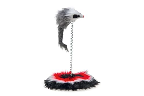 Karlie Maus auf Stahlfeder - Katzenspielzeug - Plüsch/Metall - Mehrfarbig - 26x14x14 cm Karlie Maus auf Stahlfeder - Katzenspielzeug - Plüsch/Metall - Mehrfarbig - 26x14x14 cm von Karlie