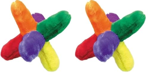 Karlie Plüschspielzeug Stern L: 25 cm B: 25 cm Multicolor (Packung mit 2) von Karlie