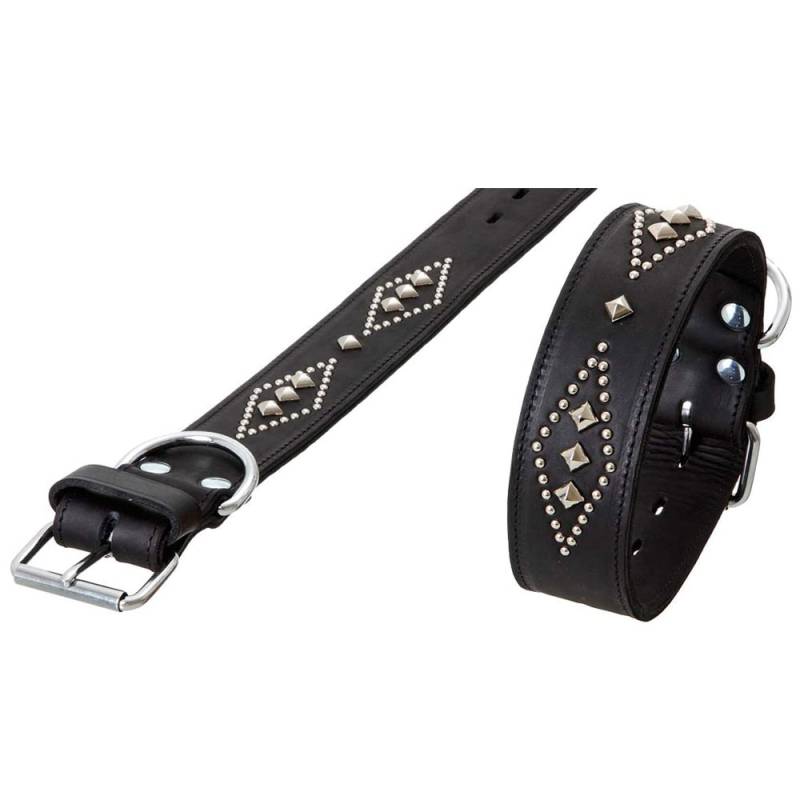 Karlie RONDO Halsband doubliert mit Ziernieten - 70cm/50mm Karlie RONDO Halsband doubliert mit Ziernieten - 70cm/50mm von Karlie