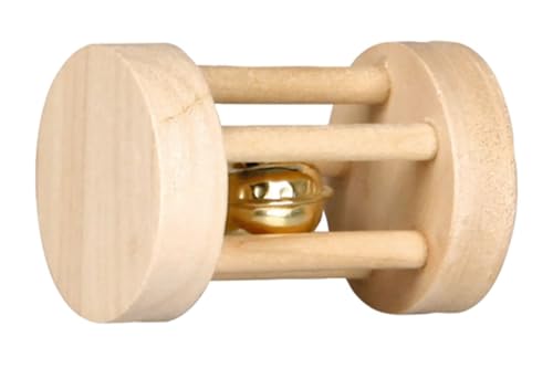 Karlie Rassel mit Glocke - Nagerspielzeug - Holz - Natur - 7x5x5 cm Karlie Rassel mit Glocke - Nagerspielzeug - Holz - Natur - 7x5x5 cm von Karlie