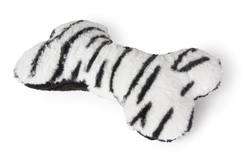 Karlie Safari Knochen Myca, Hundespielzeug, Plüsch, Schwarz-Weiß/Zebra, 20x12x5 cm Karlie Safari Knochen Myca, Hundespielzeug, Plüsch, Schwarz-Weiß/Zebra, 20x12x5 cm von Karlie