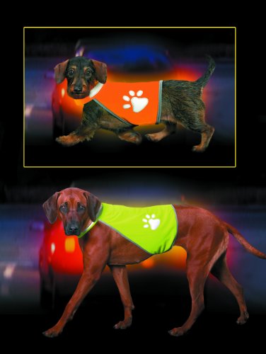 Karlie Safety Dog Weste, Hw 45-56, Bw 68-78 cm, neon gelb von Karlie