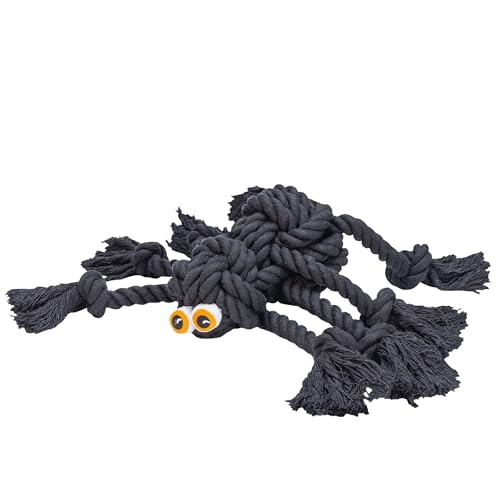 Karlie Schecker Spielzeug für den Hund - Spinne aus Baumwollseilen - 38 cm - ideal für Halloween Karlie Schecker Spielzeug für den Hund - Spinne aus Baumwollseilen - 38 cm - ideal für Halloween von Karlie