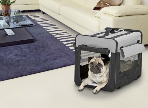 Karlie Smart Top Plus Faltbox 46 x 36 x 41 cm, schwarz grau Karlie Smart Top Plus Faltbox 46 x 36 x 41 cm, schwarz grau von Karlie
