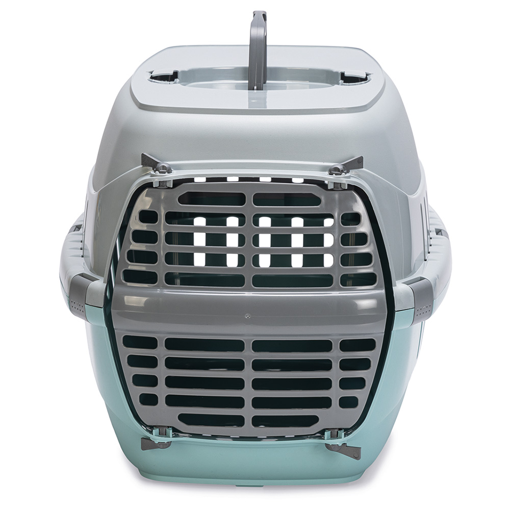 Karlie Transportbox Eco Tourist, aqua - L 48 x B 31 x H 31cm Karlie Transportbox Eco Tourist, aqua - L 48 x B 31 x H 31cm von Karlie
