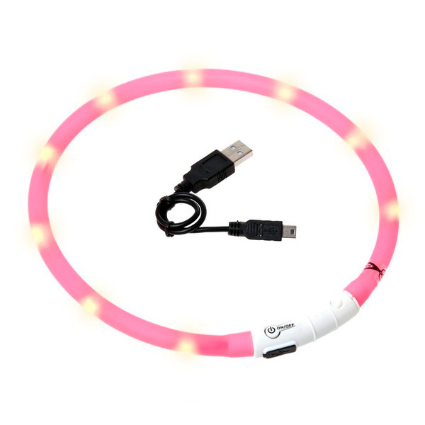 Karlie Visio Light LED Leuchthalsband pink von Karlie