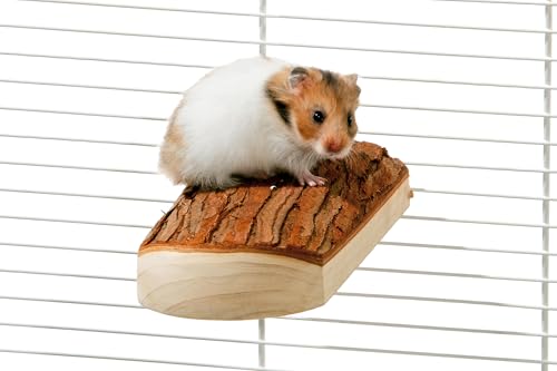 Karlie Wonderland Sitzboard, Nagetierkäfige Zubehör, Holz, Natur, 17x8x4 cm Karlie Wonderland Sitzboard, Nagetierkäfige Zubehör, Holz, Natur, 17x8x4 cm von Karlie