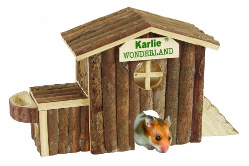 Karlie Wonderland - Spielhaus Bibo Montana Holzhaus - 18 x 14 x 16 cm von Karlie