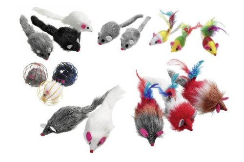 Karlie K&F Maus, kurzhaariges Plüschtier mit Glöckchen, 5 cm Karlie K&F Maus, kurzhaariges Plüschtier mit Glöckchen, 5 cm von Karlie