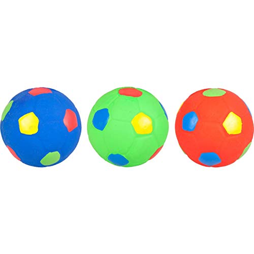 Latex Fußball farbig gefüllt ø: 7,5 cm von Karlie