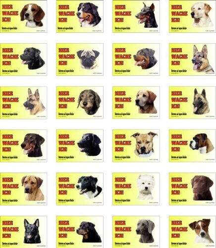 WARNSCHILD 14,5X21CM "HIER WACHE ICH" LABRADOR, BLOND WARNSCHILD 14,5X21CM "HIER WACHE ICH" LABRADOR, BLOND von Karlie