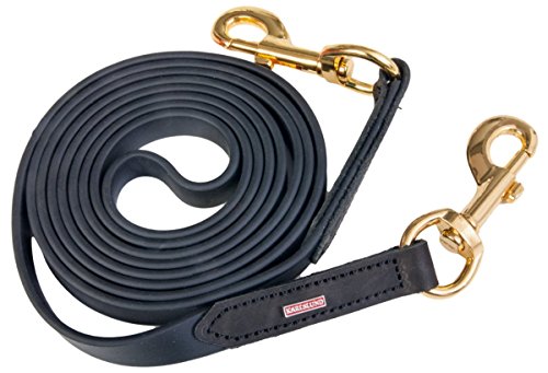 Karlslund Zügel SuperStrap Reins, Black Brass, k384-bla-bra von Karlslund