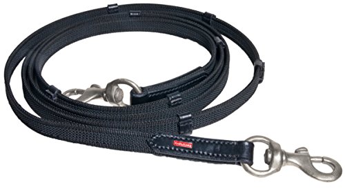 Karlslund Zügel Supergrip Rubber Reins, Black Chrome, k382-bla-chr von Karlslund