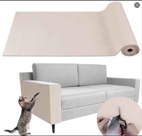 Kasanni 200 cmx40 cm Kratzmatte Selbstklebend Kratzmatte Katze Wand Kratzschutz Sofa Katze Kratzwand FüR Katzen Universeller Katzen Kratzschutz Kratzfeste MöBel, Sofa, Sofa, TüRschutz (cremefarben) Kasanni 200 cmx40 cm Kratzmatte Selbstklebend Kratzmatte Katze Wand Kratzschutz Sofa Katze Kratzwand FüR Katzen Universeller Katzen Kratzschutz Kratzfeste MöBel, Sofa, Sofa, TüRschutz (cremefarben) von Kasanni