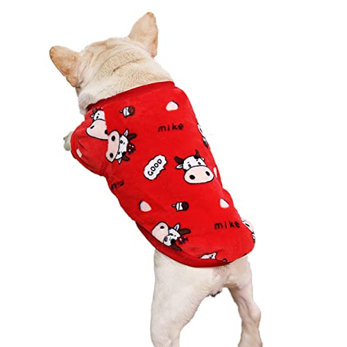 Kasituny Haustier-Kleidung mit Tiermuster, Cosplay, Zwei-Beine, Cartoon-Hunde-Sweatshirt, Kostüm für Weihnachten, Haustier-Shirt von Kasituny