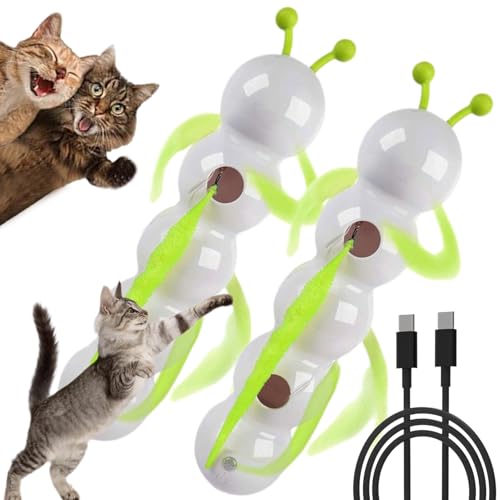 Smart Caterpillar Katzenspielzeug, interaktives 2025, intelligenter Sensor, Katzenspielzeug, Raupe, interaktives Wandspiel, Saugnapf, langlebige Bauchmuskeln für Indoor-Katzen-Übung und Spaß Smart Caterpillar Katzenspielzeug, interaktives 2025, intelligenter Sensor, Katzenspielzeug, Raupe, interaktives Wandspiel, Saugnapf, langlebige Bauchmuskeln für Indoor-Katzen-Übung und Spaß von Kasituoer