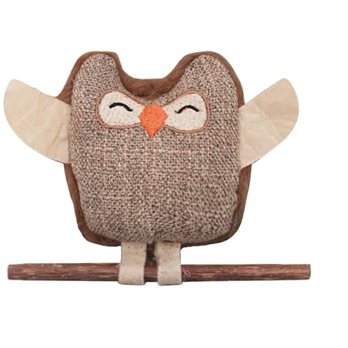 Cat Chew Toys, Catnip -Spielzeug für Katzen - Kätzchen Plüschkatze Nip Spielzeug - Süße Eulenpuppe, beruhige Zähneputzläden für Haustiere, Indoor -Spiele für Kätzchenlange, Bewegung Cat Chew Toys, Catnip -Spielzeug für Katzen - Kätzchen Plüschkatze Nip Spielzeug - Süße Eulenpuppe, beruhige Zähneputzläden für Haustiere, Indoor -Spiele für Kätzchenlange, Bewegung von Kasmole
