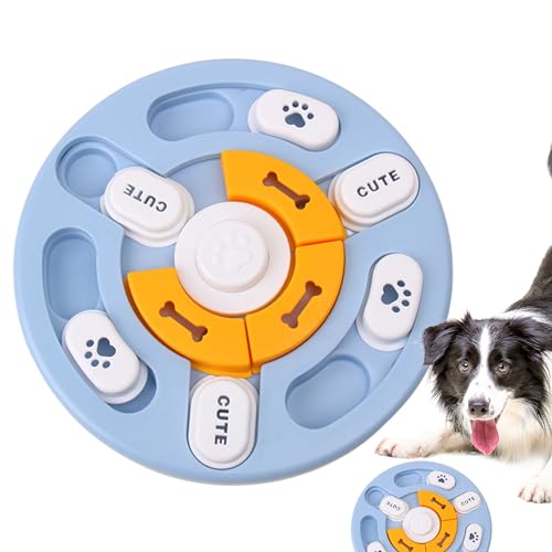 Haustier-Slow-Food-Napf,Hundenäpfe Slow-Feeder - Lustiger interaktiver Futternapf - Entwicklungsspielzeug für gesunde Ernährung, Slow-Food-Futterspender für Katzen, mittelgroße Hunde, von Kasmole