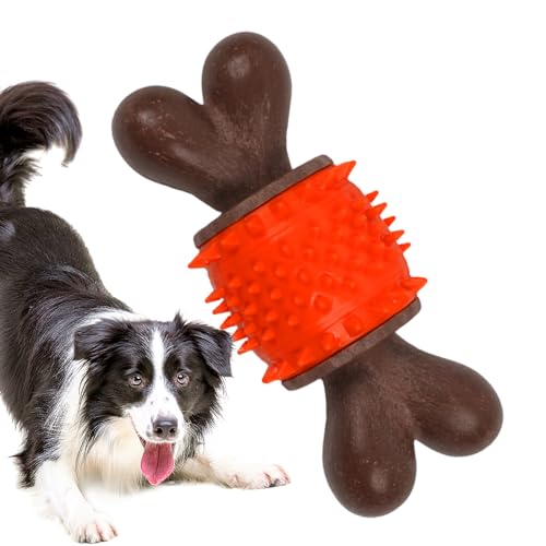 Kasmole Beißspielzeug für Hunde | Sicheres und harmloses Hundeknochenspielzeug,Welpenspielzeug zur Zahnreinigung, Hundeknochenspielzeug für große Hunderassen, mittelgroße Hunderassen von Kasmole