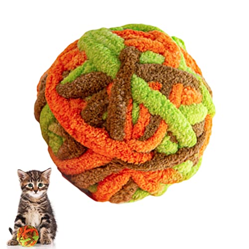 Kasmole Katzenkugeln - Katzenspielzeug für Hauskatzen - Kätzchen-Ball-Spielzeug, um Ihre Katze gesund zu halten, unterhaltsames interaktives Spiel, Party-Dekoration, Chase Interactive Game anzuziehen von Kasmole