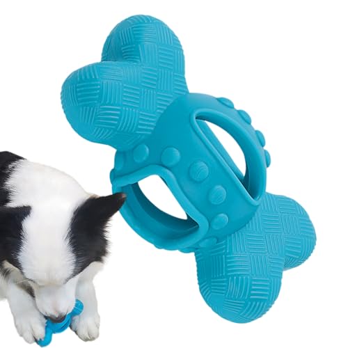 Kasmole Kauspielzeug für Hunde, Kauspielzeug für zahnende Welpen, Aktivitätsspielzeug für Hunde aus Knochen gegen Langeweile, Unzerstörbares Hundespielzeug für Aggressive Kauer für kleine, mittlere von Kasmole