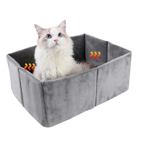 Katzen Nest | Haustierbett Für Innenbereich | Isolierte Schlafhöhle Für Katzen Welpen Haustiere Im Freien Reisen Winter Katzen Nest | Haustierbett Für Innenbereich | Isolierte Schlafhöhle Für Katzen Welpen Haustiere Im Freien Reisen Winter von Kasmole