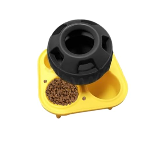 Leckerli-Spender-Ballspielzeug für Hunde | Befüllbares Leckerli Ballspielzeug für Hunde Kauspielzeug für Hunde aus Gummi Interaktives Hundespielzeug Zahnreinigungsspielzeug für Hunde von Kasmole