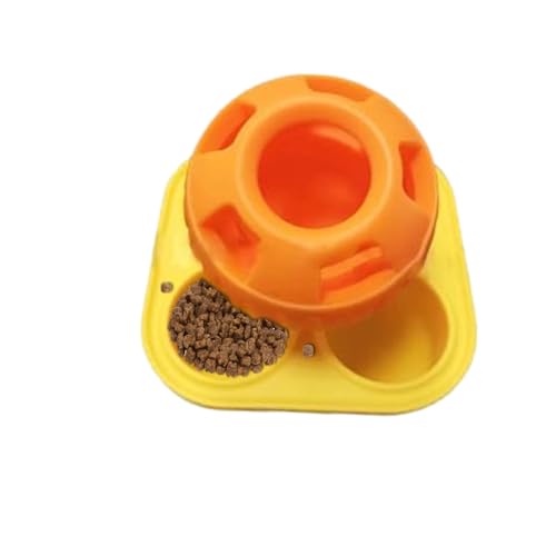 Leckerli-Spender-Ballspielzeug für Hunde | Befüllbares Leckerli Ballspielzeug für Hunde Kauspielzeug für Hunde aus Gummi Interaktives Hundespielzeug Zahnreinigungsspielzeug für Hunde von Kasmole