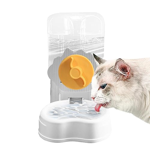 Schwerkraftzuführung - Automatischer Futterautomat für Kaninchenfutter,Futter- und Wasserspender, geeignet für Chinchilla, Frettchen, Hund, Kätzchen, Welpe, Igel, von Kasmole