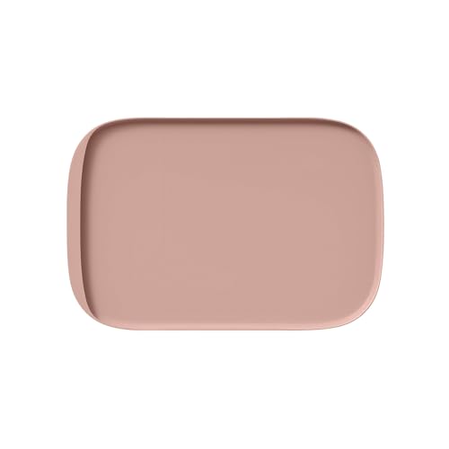 Hundefuttermatte, Silikon-Futtermatte für Haustiere, rutschfeste Katzennapfmatte, wasserdichtes Tablett-Kissen (Tee-Rosa, 45x30 cm) von Kassiva