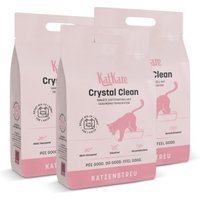 KatKare Crystal Clean Smarte Katzenstreu 3x6,2 l von KatKare