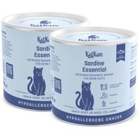 KatKare Hypoallergener Gefriergetrockneter Snack Sardine Essential 2x70 g von KatKare