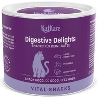 KatKare Vital Snacks Digestive Delights - Eine Monatsration gesunde Verdauung und Darmflora für deine Katze, mit Flohsamenschalen, Präbiotika, Ballaststoffen und Omega-3 150g von KatKare