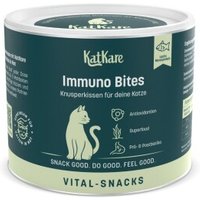 KatKare Vital Snacks Immuno Bites - Knusperkissen für das Immunsystem Deiner Katze mit Superfoods, wertvollen Aminosäuren, Antioxidantien und Omega-3 150 g von KatKare