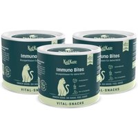 KatKare Vital Snacks Immuno Bites - Knusperkissen für das Immunsystem Deiner Katze mit Superfoods, wertvollen Aminosäuren, Antioxidantien und Omega-3 3x150 g von KatKare