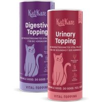 KatKare Vital Toppings Blase & Verdauung - Sortiment-Box mit zwei Toppings für gesunde Harnwege und eine sanfte Verdauung deiner Katze, 2x90g von KatKare