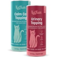 KatKare Vital Toppings Harnweg duo - Sortiment-Box mit zwei Toppings für gesunde Harnwege und innere Ruhe deiner Katze, 2x90g von KatKare