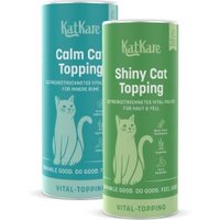 KatKare Vital Toppings Wohlfühl duo - Sortiment-Box mit zwei Toppings für glänzendes Fell und innere Ruhe deiner Katze, 2x90g von KatKare