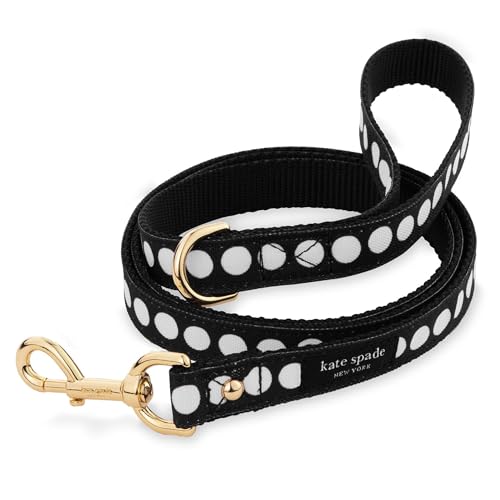 Kate Spade New York 1,4 m lange Hundeleine, robuste Leine für weibliche oder männliche Hunde, niedliche Haustier-Leine mit goldfarbenen Metallbeschlägen, lange Hundeleine für kleine und mittelgroße Kate Spade New York 1,4 m lange Hundeleine, robuste Leine für weibliche oder männliche Hunde, niedliche Haustier-Leine mit goldfarbenen Metallbeschlägen, lange Hundeleine für kleine und mittelgroße von Kate Spade New York