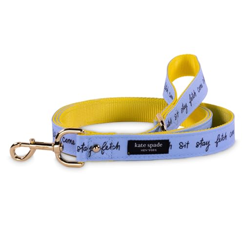 Kate Spade New York 1,8 m lange Hundeleine, robuste Leine für weibliche oder männliche Hunde, niedliche Haustier-Leine mit goldfarbenen Metallbeschlägen, lange Hundeleine für mittelgroße und große Kate Spade New York 1,8 m lange Hundeleine, robuste Leine für weibliche oder männliche Hunde, niedliche Haustier-Leine mit goldfarbenen Metallbeschlägen, lange Hundeleine für mittelgroße und große von Kate Spade New York