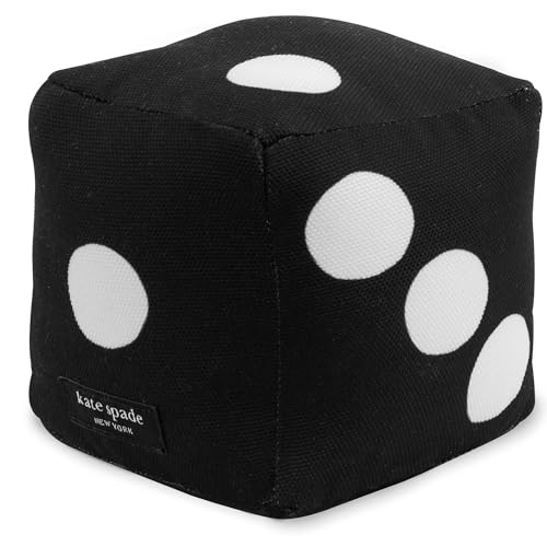 kate spade new york Niedliches Plüsch-Hundespielzeug mit Quietscher, Haustier-Kauspielzeug für kleine, mittelgroße und große Rassen (Würfel) kate spade new york Niedliches Plüsch-Hundespielzeug mit Quietscher, Haustier-Kauspielzeug für kleine, mittelgroße und große Rassen (Würfel) von Kate Spade New York