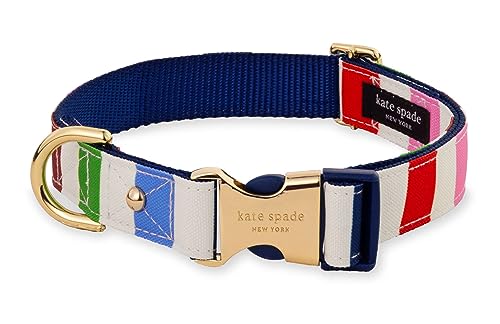 Kate Spade New York Niedliches Hundehalsband, Goldfarbene Metallschnalle, 39,4 cm bis 61 cm, verstellbares Hundehalsband für weibliche oder männliche Hunde, stilvolles Hundehalsband für mittelgroße Kate Spade New York Niedliches Hundehalsband, Goldfarbene Metallschnalle, 39,4 cm bis 61 cm, verstellbares Hundehalsband für weibliche oder männliche Hunde, stilvolles Hundehalsband für mittelgroße von Kate Spade New York